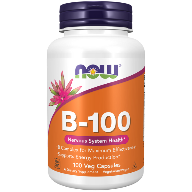 Vitamin B-100 Veg Capsules-Vitamins-AlchePharma