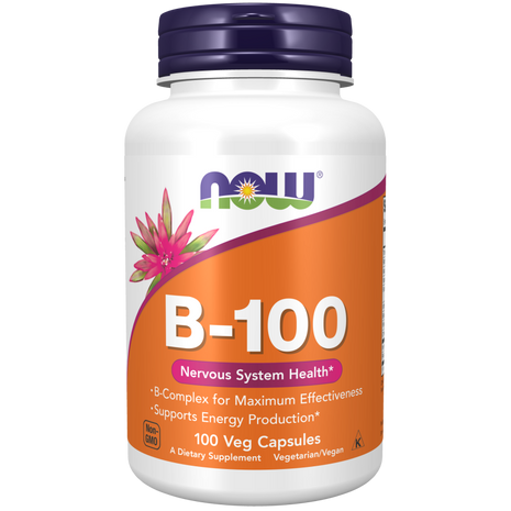 Vitamin B-100 Veg Capsules-Vitamins-AlchePharma