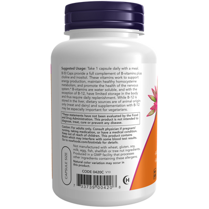 Vitamin B-50 mg Veg Capsules-Vitamins-AlchePharma