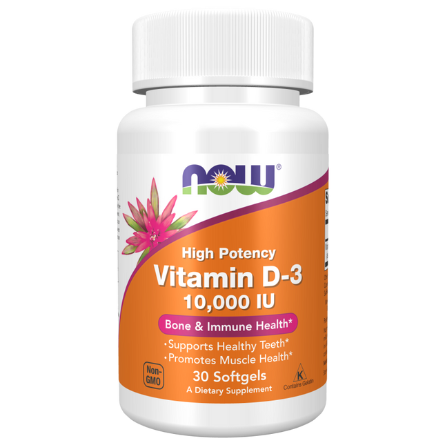 Vitamin D-3 10,000 IU Softgels-Vitamins-AlchePharma