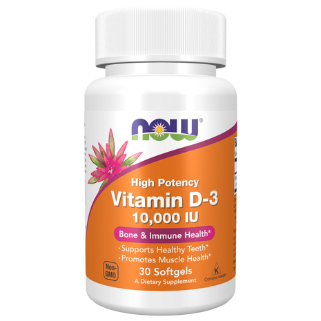 Vitamin D-3 10,000 IU Softgels-Vitamins-AlchePharma