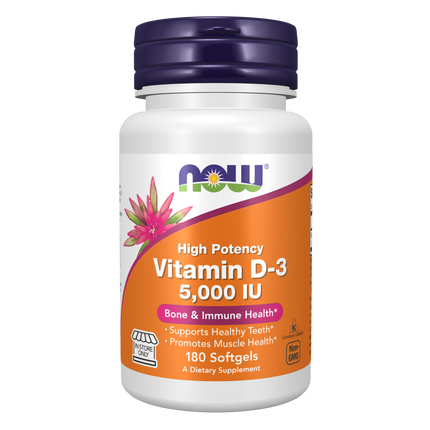 VIT D-3 5000IU 120 SGELS-Vitamins-AlchePharma