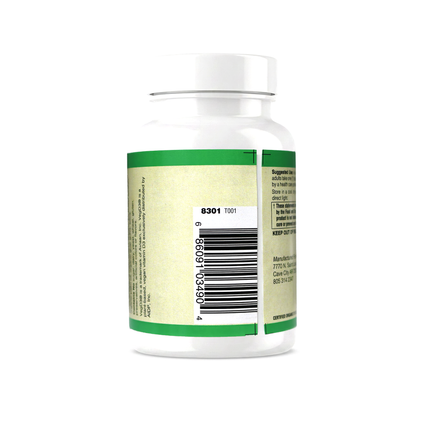 Vitamin D3 ( 5,000 IU - 125 mcg ) Whole Food Certified Organic, Chemically-identical to cholecalciferol of animal-origin - Vegan, Kosher, Halal-Vitamins & Supplements-AlchePharma