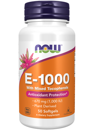 Vitamin E-1000 Mixed Tocopherols Softgels-Vitamins-AlchePharma