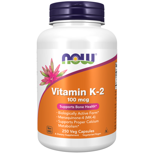 Vitamin K-2 100 mcg Veg Capsules-Vitamins-AlchePharma