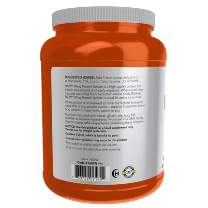 Whey Protein Isolate, Creamy Vanilla Powder-Sports Nutrition-AlchePharma