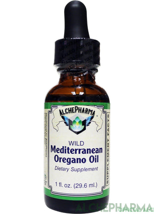 Wild Mediterranean Oregano Oil [standardized to 70% carvacrol]-Immune-Reliance-1 fl. oz.-AlchePharma