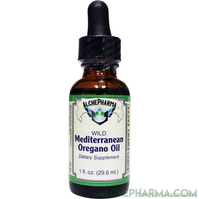 Wild Mediterranean Oregano Oil [standardized to 70% carvacrol]-Immune-Reliance-1 fl. oz.-AlchePharma