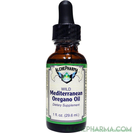 Wild Mediterranean Oregano Oil [standardized to 70% carvacrol]-Immune-Reliance-1 fl. oz.-AlchePharma