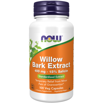 Willow Bark Extract 400 mg Veg Capsules-Herbs-AlchePharma