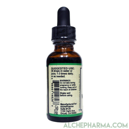 Wormwood Artisan Organic Tincture, ( Artemisia absinthium ) 1:5 concentrate derived from the leaf-Herbs-AlchePharma