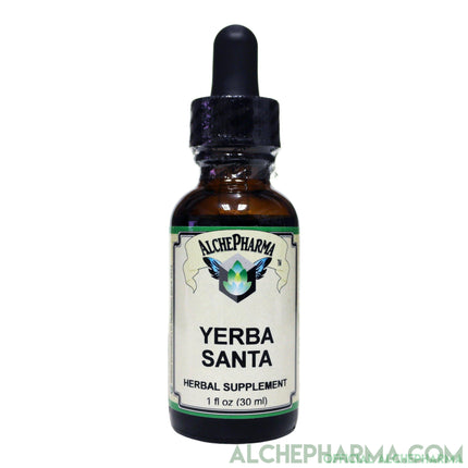 Yerba Santa Leaf Tincture - (Eriodictyon californica)- Ethically Wild Harvested-AlchePharma