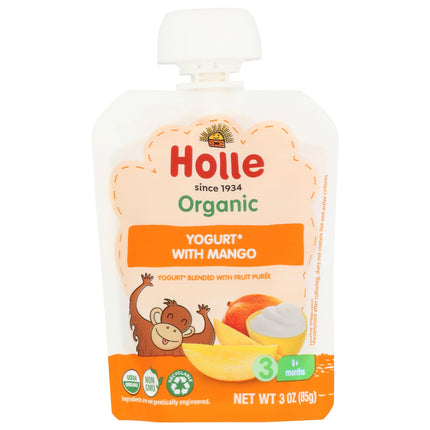 Yogurt 3 oz Pouches with Fruit Puree (4 Organic Flavors)-Baby Food-AlchePharma