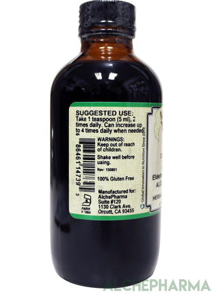Zinc Glycinate Liquid w/ Organic Elderberry, Umckaloabo, Organic Echinacea / Organic Stevia Sweetened-AlchePharma