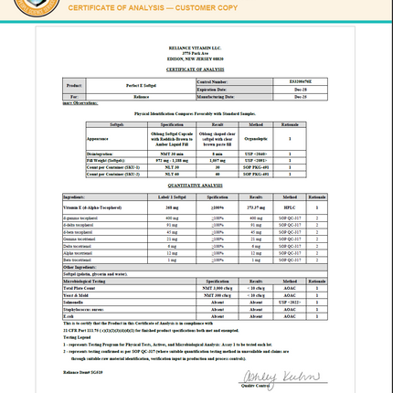AlchePharma Perfect E: The Apex of Vitamin E Science