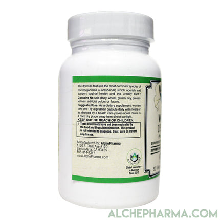 15 Billion Women's Probiotic • Formulated Specifically for Women • SURVIVES STOMACH ACID • Shelf Stable • Synbiotic-Vitamins & Supplements-AlchePharma