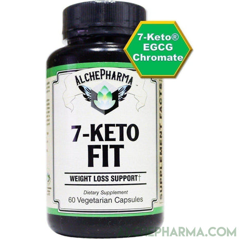 7-Keto Fit. 7-Keto ® (3-acetyl-7-oxo-dehydroepiandrosterone) / EGCG/ChromeMate® 30 Day Supply, 60 Vcaps - AlchePharma