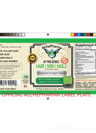 AP Hair Skin Nails Pro Series ( Bonita - Revytalz 5 Blend) - Rapid Response Vegan Tablet-Hair Skin Nails-AlchePharma