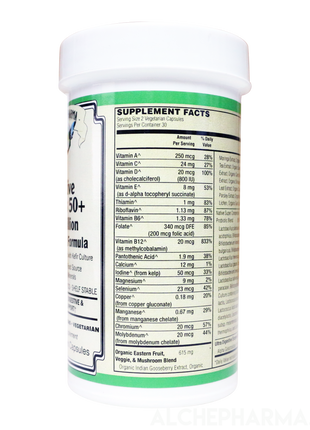 Active Men's 50+ 85 Billion Probiotic Formula - Super Concentrate Probiotic Blend, a Multi-Strain Probiotic with Kefir Culture-Vitamins & Supplements-AlchePharma