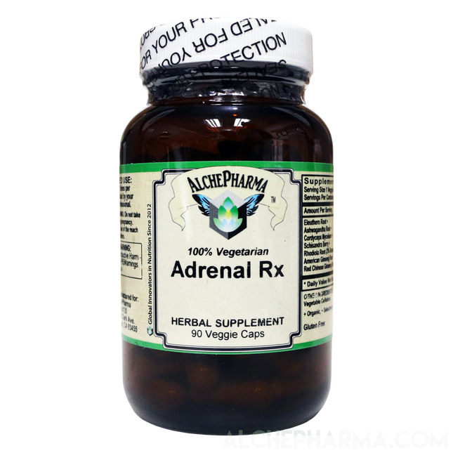 Adrenal Rx Powder Capsules Adaptogen Blend-Vitamins & Supplements-AlchePharma