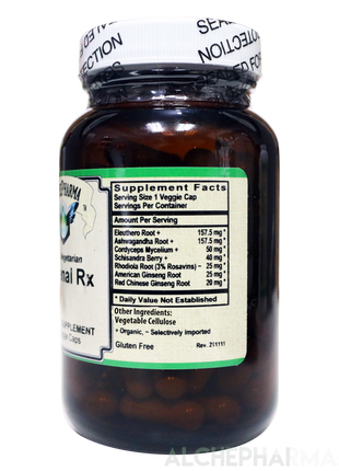 Adrenal Rx Powder Capsules Adaptogen Blend-Vitamins & Supplements-AlchePharma