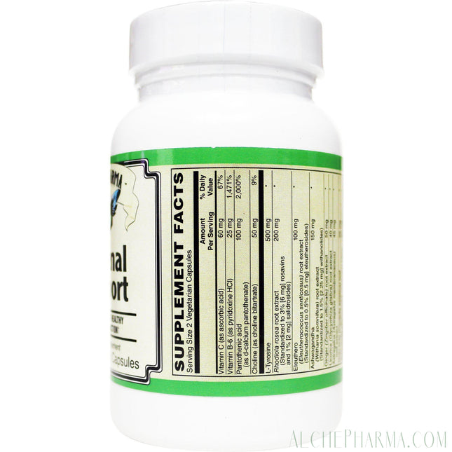 Adrenal Support-AlchePharma-60 Veg Caps-AlchePharma