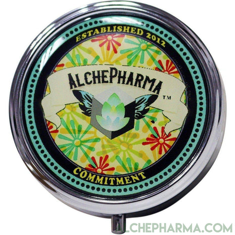 Pill Case Retro Large Metal AlchePharma (Series 2) - AlchePharma