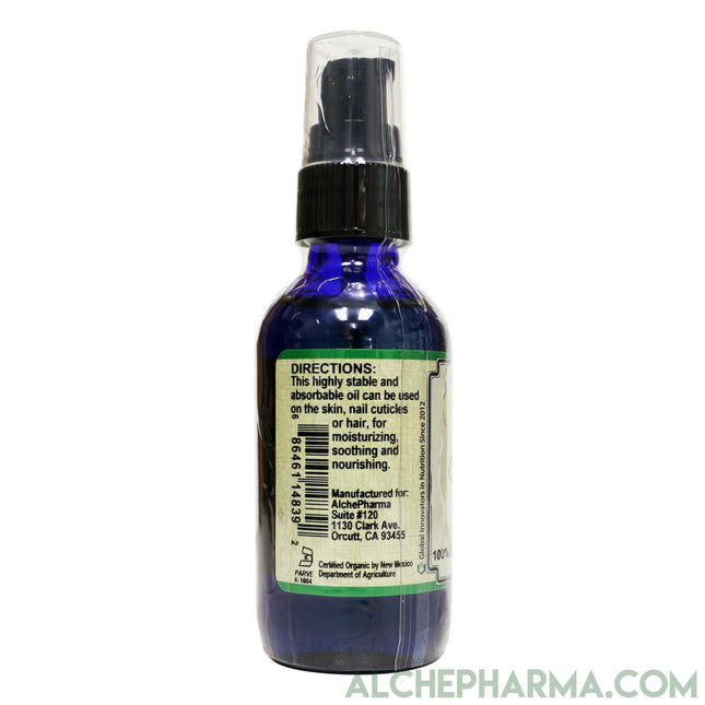 Argan Oil - USDA Certified Organic 100% pure ( Argania Spinosa ) 2 fl oz ( 59 ml )-Moisturizing-AlchePharma