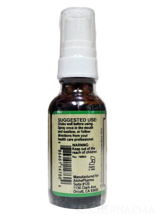 B-12 Spray 500 mcg- Cyanocobalamin 177 Servings per 1 fL oz. (30 ml) Parve K-1607-Vitamins & Supplements-AlchePharma
