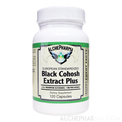 Black Cohosh Extract Plus, European Standardized 2.5% Triterpene glycosides-Herbs-AlchePharma