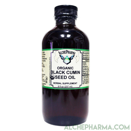 Black Cumin Seed Oil Certified Organic 100% Pure Cold Pressed ( Nigella Sativa )-Herb-AlchePharma