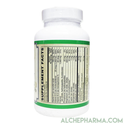 Bone Support, Fructoborate (FRUITEX-B®), Hydroxyapatite, Citrate Advanced Formula-Minerals-AlchePharma