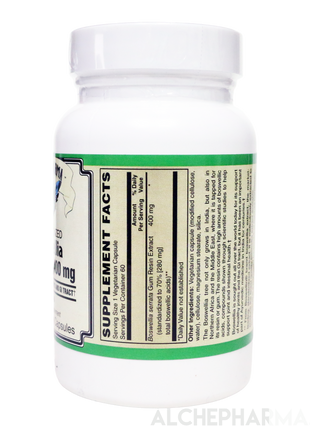 Boswellia Extract 400 mg - Standardized to 70% Boswellic acids ( Vegan )-Herbs-AlchePharma