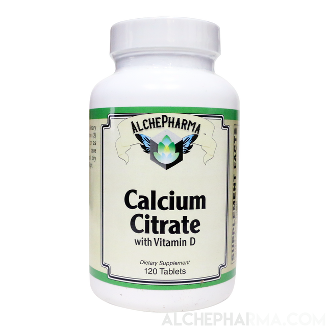 Calcium Citrate with Vitamin D Tablets-Mineral-AlchePharma