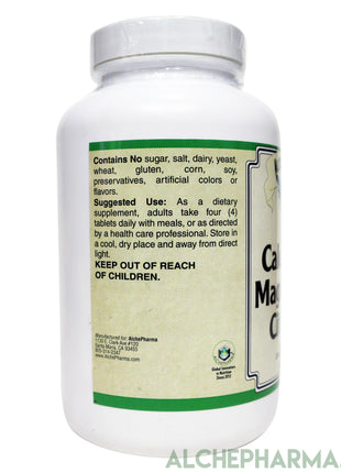 Calcium Magnesium Citrates- Bone Health support, with added Vitamin K & D and Boron-Minerals-AlchePharma