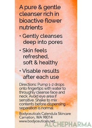 Calendula Flower Essences Facial Cleanser-Facial Cleansers-AlchePharma