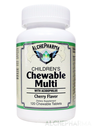 Children's Chewable Multi with Probiotics - Natural Cherry Flavor-Children-AlchePharma
