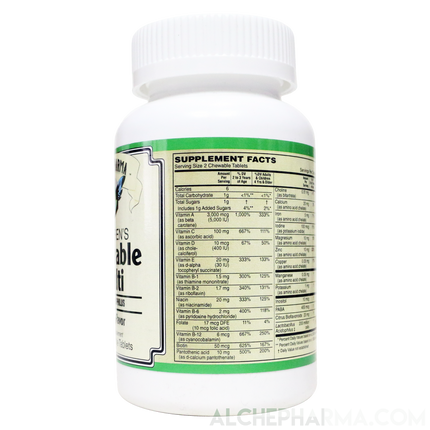 Children's Chewable Multi with Probiotics - Natural Cherry Flavor-Children-AlchePharma