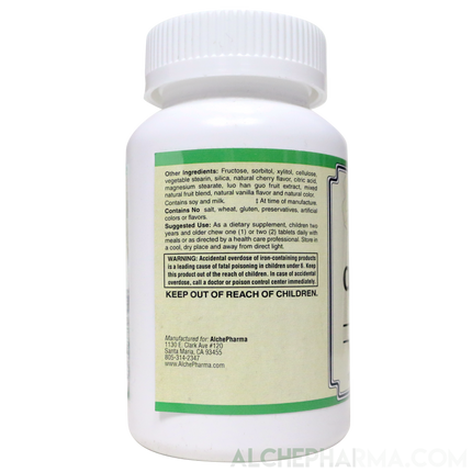 Children's Chewable Multi with Probiotics - Natural Cherry Flavor-Children-AlchePharma