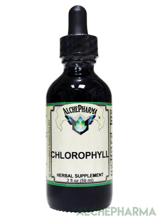 Chlorophyll from Mulberry Leaf as Sodium Copper Chlorophyllin ( 2mg copper per 15 drops) w/ Peppermint Essential Oil-AlchePharma