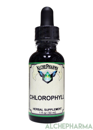 Chlorophyll from Mulberry Leaf as Sodium Copper Chlorophyllin ( 2mg copper per 15 drops) w/ Peppermint Essential Oil-AlchePharma