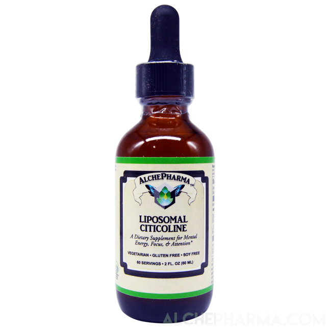 Citicoline Liposomal Liquid (Stevia Sweetened)-Vitamins & Supplements-AlchePharma
