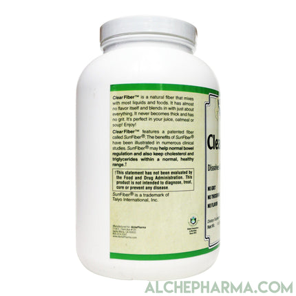 ClearFiber™- An all-natural prebiotic soluble fiber (tasteless , dissolves clear )-AlchePharma