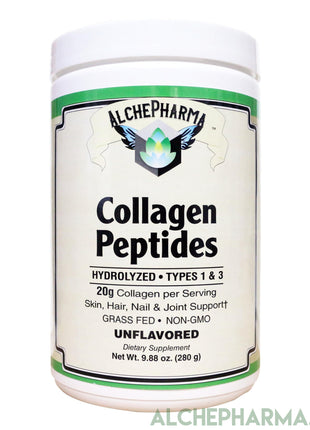 Collagen Peptides • Hydrolyzed Types 1 & 3 • Grass Fed-AlchePharma