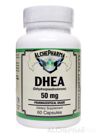 DHEA ((Dehydroepiandrosterone) Pharmaceutical Grade 50 mg-AlchePharma