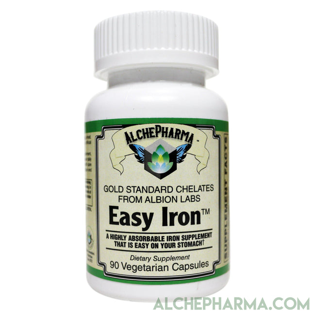 Easy Iron ( Patented Ferrochel®, iron bisglycinate )-Minerals-AlchePharma-AlchePharma