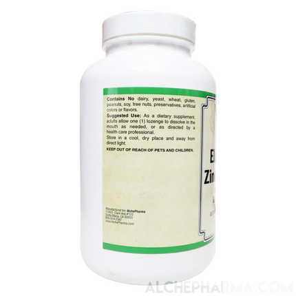 Elderberry Zinc Lozenges w/Licorice, Aloe, Slippery Elm and More-Vitamins & Supplements-AlchePharma