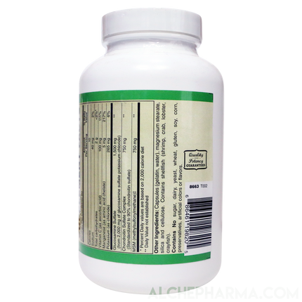 Glucosamine Sulfate, Chondroitin & MSM Capsules ( 4 Cap High Potency Formula )-Vitamins & Supplements-AlchePharma
