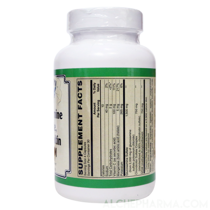 Glucosamine Sulfate, Chondroitin & MSM Capsules ( 4 Cap High Potency Formula )-Vitamins & Supplements-AlchePharma