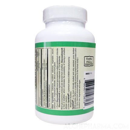 Glucosamine and MSM - Shellfish-Free( Fully Reacted Glucosamine Sulfate ) Vegetarian-Vitamins & Supplements-AlchePharma